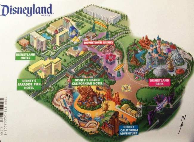 CA Disney mapa complexo