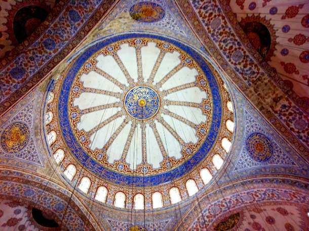 Istambul mesquita azul dentro 3