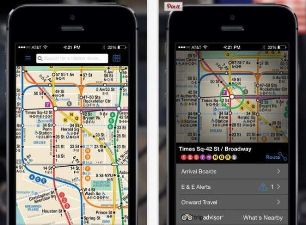 app ny subway map